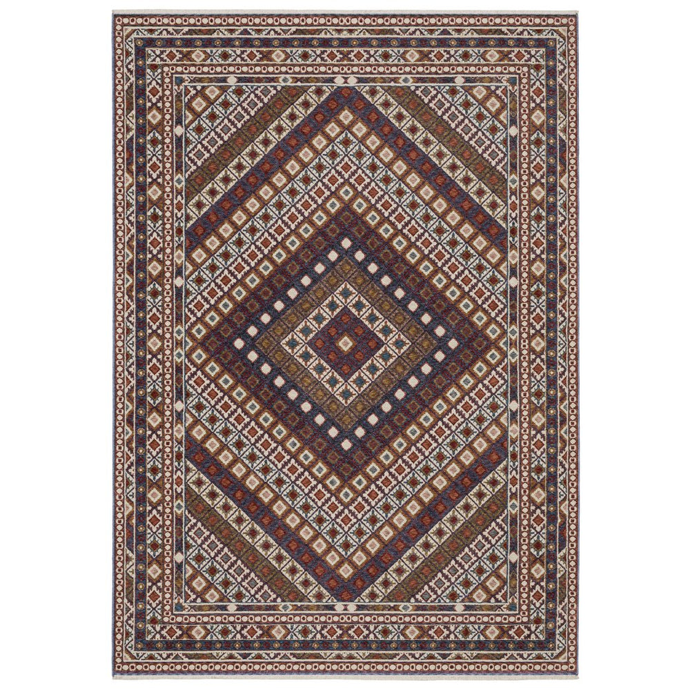 Oriental Weavers Hastings Indoor Area Rug – Artistic Traditional Design In Rich Jewel Tones For Elegant Home Décor Red,Multi Polyester Hha08b116168st