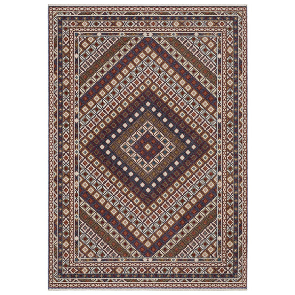 Oriental Weavers Hastings Indoor Area Rug – Artistic Traditional Design In Rich Jewel Tones For Elegant Home Décor Red,Multi Polyester Hha08b116168st