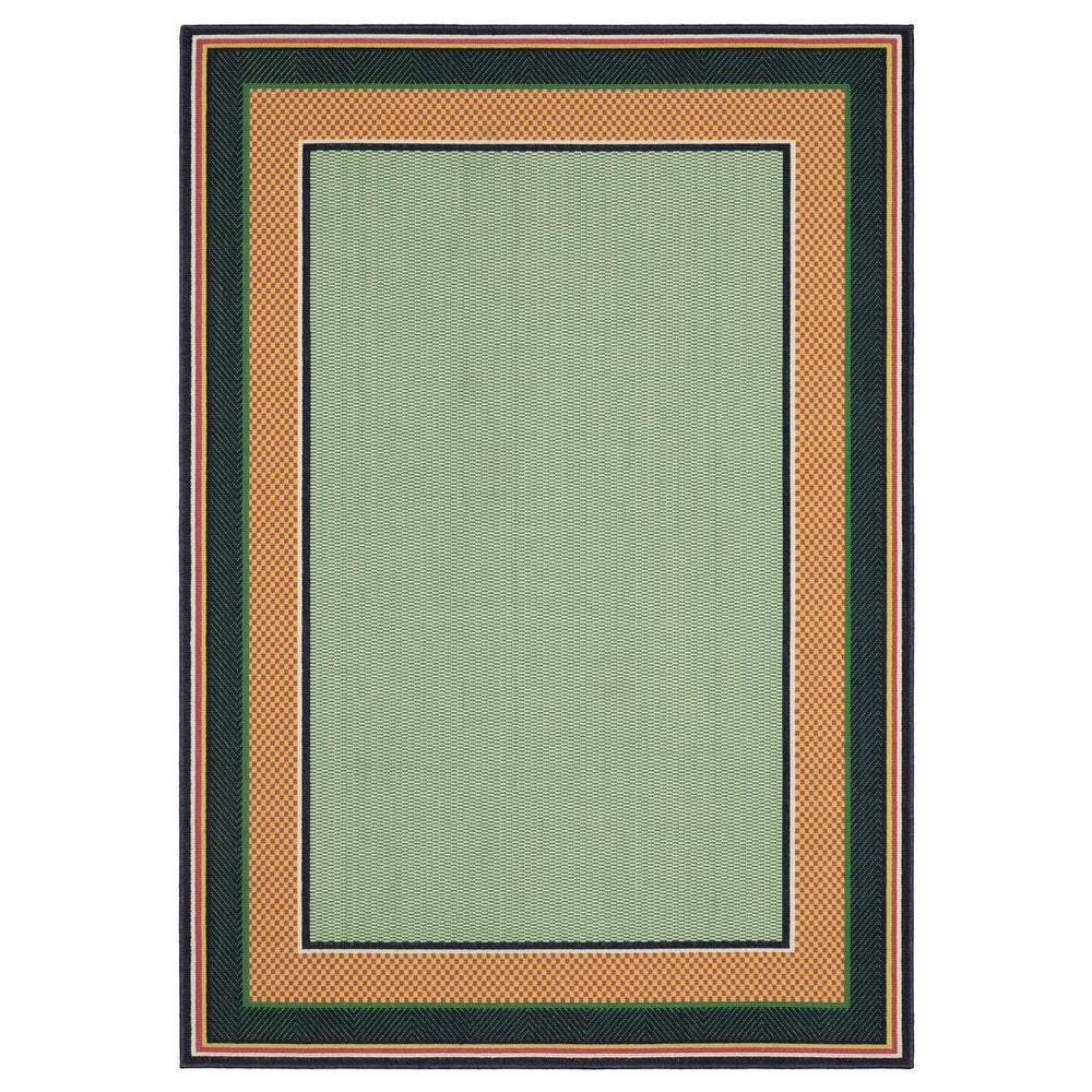 Oriental Weavers  Green,Navy Polypropylene Hhav03055220st