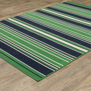 Oriental Weavers  Green,Navy Polypropylene Hhav05100152st