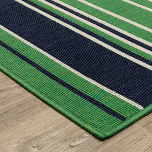 Oriental Weavers  Green,Navy Polypropylene Hhav05100152st