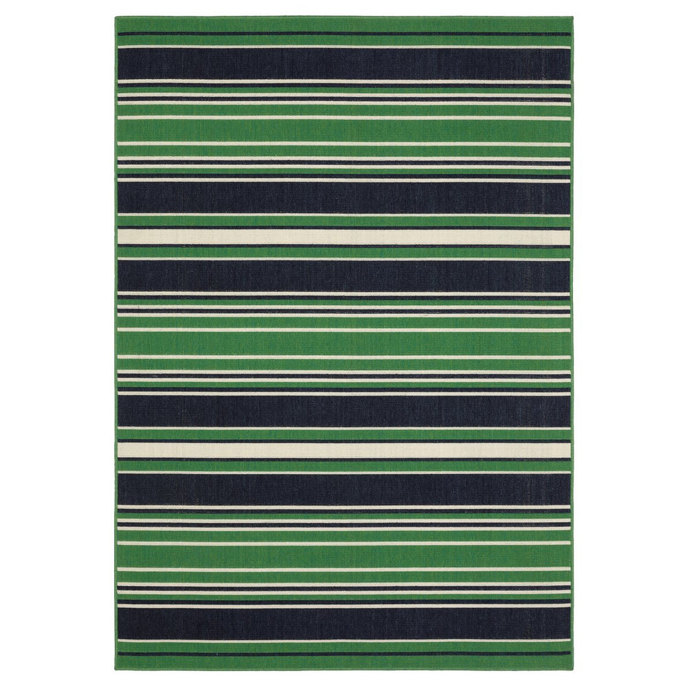 Oriental Weavers  Green,Navy Polypropylene Hhav05055220st