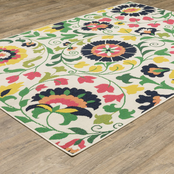 Oriental Weavers  Ivory,Multi Polypropylene Hhav10100152st