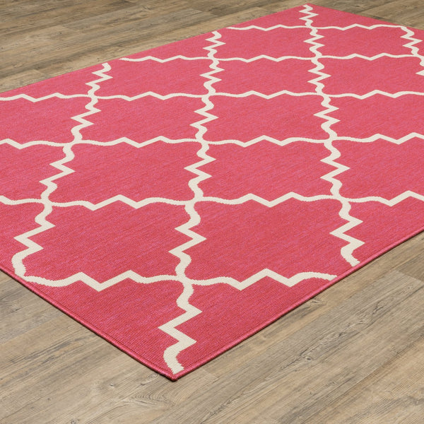 Oriental Weavers  Pink,Ivory Polypropylene Hhav11300390st