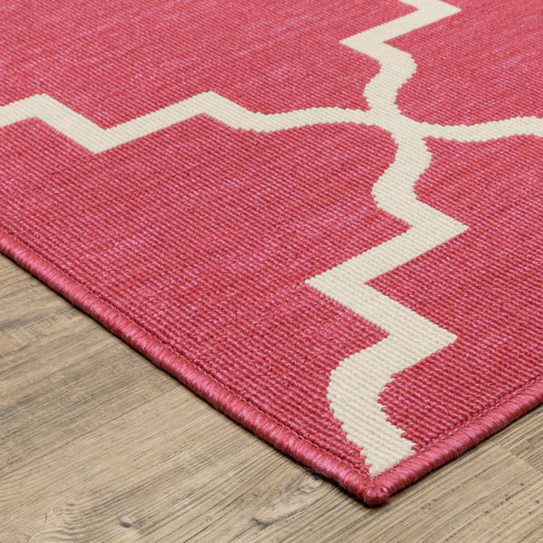 Oriental Weavers  Pink,Ivory Polypropylene Hhav11055220st