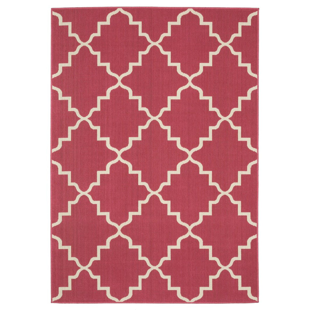 Oriental Weavers  Pink,Ivory Polypropylene Hhav11300390st