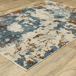 Oriental Weavers Hayden Modern Abstract Indoor Area Rug - Soft Neutrals And Jewel Tones For Elegant Home Décor Beige,Multi Polyester Hhay01200296st