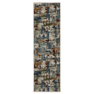 Oriental Weavers Hayden Indoor Area Rug - Modern Abstract Design In Soft Neutrals And Jewel Tones With Fringe Detail Beige,Multi Polyester Hhay02068235st