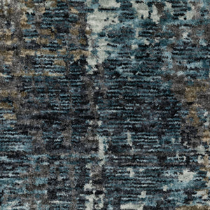 Oriental Weavers Hayden Modern Abstract Area Rug - Soft Neutrals & Jewel Tones, High-density Polyester Design Blue,Grey Polyester Hhay03068235st