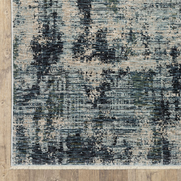 Oriental Weavers Hayden Modern Abstract Area Rug – Elegant Design In Soft Neutrals, Perfect For Any Room Decor Beige,Blue Polyester Hhay04240340st