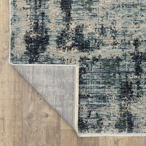 Oriental Weavers Hayden Modern Abstract Area Rug – Elegant Design In Soft Neutrals, Perfect For Any Room Decor Beige,Blue Polyester Hhay04240340st