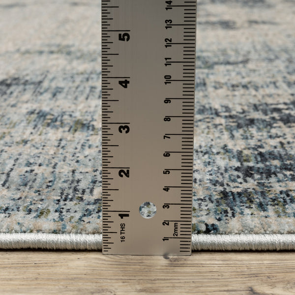 Oriental Weavers Hayden Modern Abstract Area Rug – Elegant Design In Soft Neutrals, Perfect For Any Room Decor Beige,Blue Polyester Hhay04240340st