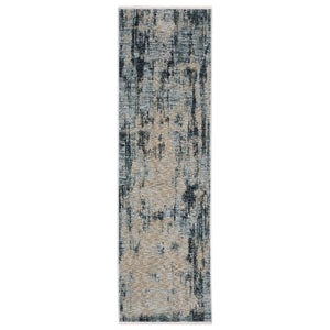 Oriental Weavers Hayden Modern Abstract Area Rug – Elegant Design In Soft Neutrals, Perfect For Any Room Decor Beige,Blue Polyester Hhay04068235st