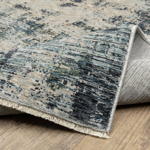 Oriental Weavers Hayden Modern Abstract Area Rug – Elegant Design In Soft Neutrals, Perfect For Any Room Decor Beige,Blue Polyester Hhay04240340st