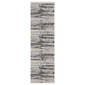 Oriental Weavers Hayden Modern Abstract Area Rug In Soft Neutrals With Fringe - Elevate Your Home Décor Today! Grey,Ivory Polyester Hhay07068235st