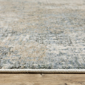 Oriental Weavers Hayden Modern Abstract Area Rug - Soft Neutrals With Jewel Tones, Perfect For Any Home Decor Style Beige,Blue Polyester Hhay08300394st