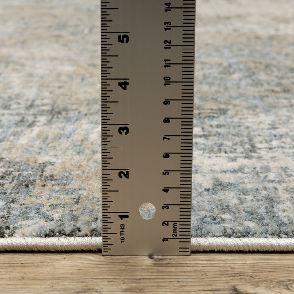 Oriental Weavers Hayden Modern Abstract Area Rug - Soft Neutrals With Jewel Tones, Perfect For Any Home Decor Style Beige,Blue Polyester Hhay08300394st