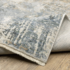 Oriental Weavers Hayden Modern Abstract Area Rug - Soft Neutrals With Jewel Tones, Perfect For Any Home Decor Style Beige,Blue Polyester Hhay08300394st