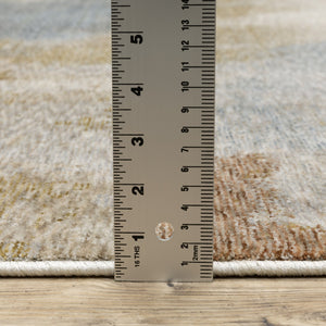 Oriental Weavers Hayden Modern Abstract Area Rug In Soft Neutrals With Fringe Detailing For Elegant Home Decor Beige,Rust Polyester Hhay09240340st