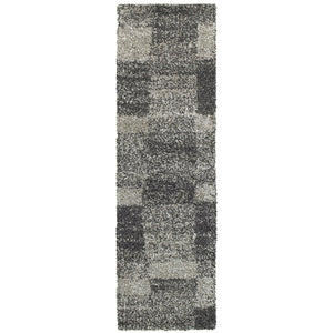 Oriental Weavers Henderson Luxurious Shag Indoor Area Rug With Soft Geometric Motifs For Elegant Home Décor Grey,Charcoal Polypropylene H531z1068230st