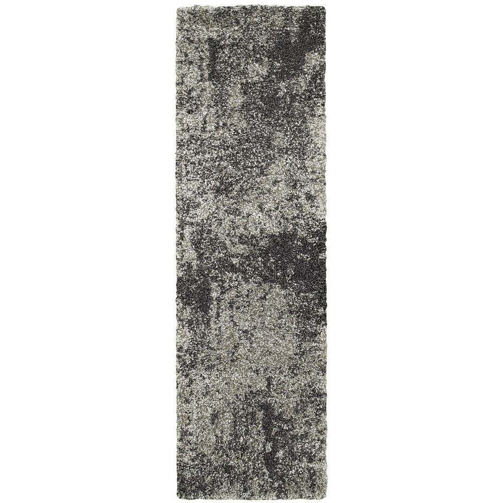 Oriental Weavers Henderson Luxurious Shag Area Rug In Cool Neutrals With Soft Geometric Patterns For Stylish Homes Grey,Charcoal Polypropylene H5503z068230st