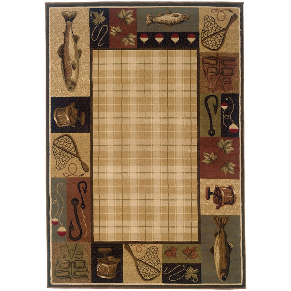 Oriental Weavers Hudson Indoor Area Rug – Affordable Elegance With Sophisticated Modern Designs For Any Space Beige,Black Polypropylene H1065b160230st