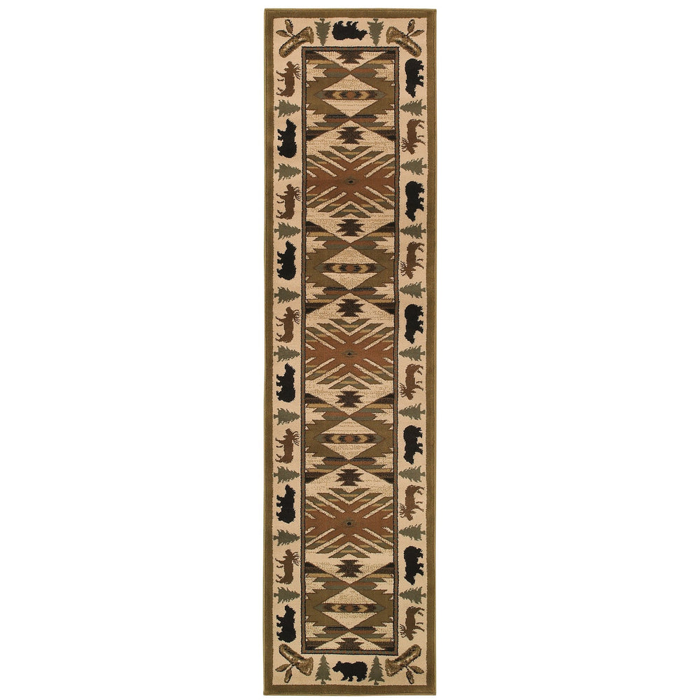 Oriental Weavers Hudson Indoor Area Rug - Affordable Elegance With Modern Sophistication In Stylish Colorways Ivory,Green Polypropylene H1072a117165st