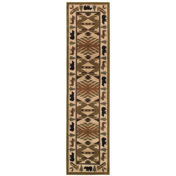Oriental Weavers Hudson Indoor Area Rug - Affordable Elegance With Modern Sophistication In Stylish Colorways Ivory,Green Polypropylene H1072a058230st