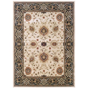 Oriental Weavers Hudson Indoor Area Rug - Stylish Heat-set Polypropylene Design For Modern Elegance And Comfort Beige,Black Polypropylene H1338c160230st