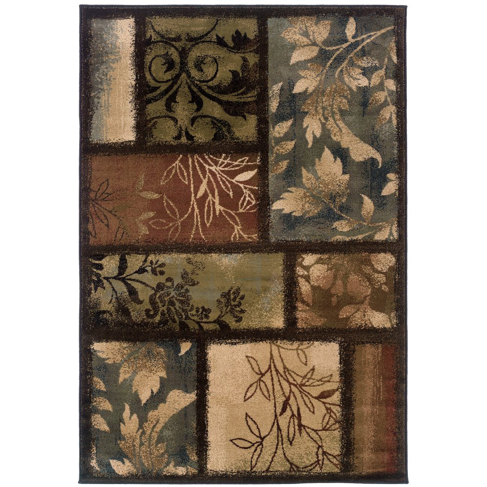 Oriental Weavers Hudson Indoor Area Rug: Affordable Elegance With Modern Colors And Timeless Design For Any Home Brown,Blue Polypropylene H1699g160230st
