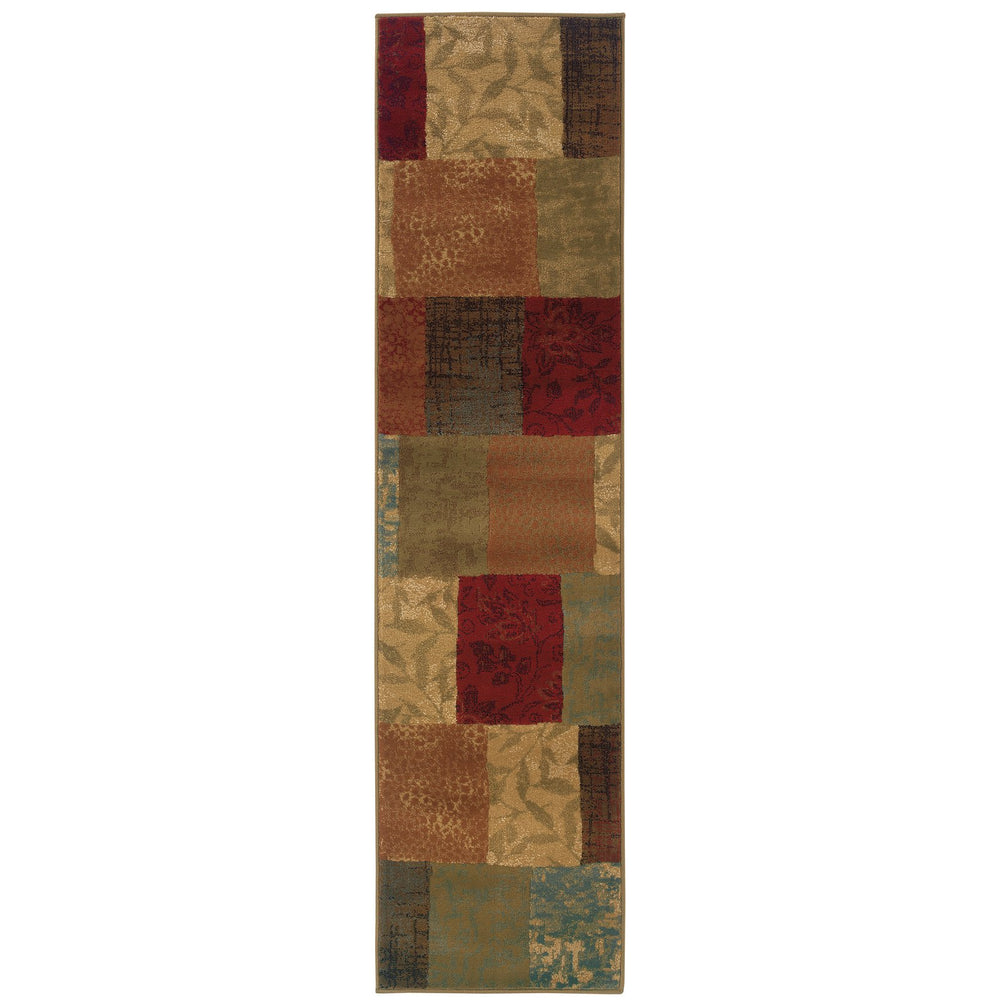 Oriental Weavers Hudson Indoor Area Rug - Affordable Elegance With Modern Colorways For Sophisticated Spaces Green,Red Polypropylene H030c1058230st