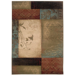 Oriental Weavers Hudson Indoor Area Rug - Affordable Elegance With Modern Colorways And Sophisticated Style Beige,Green Polypropylene H040a1160230st