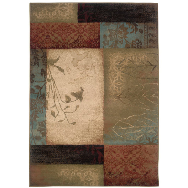 Oriental Weavers Hudson Indoor Area Rug - Affordable Elegance With Modern Colorways And Sophisticated Style Beige,Green Polypropylene H040a1160230st