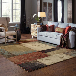 Oriental Weavers Hudson Indoor Area Rug - Affordable Elegance With Modern Colorways And Sophisticated Style Beige,Green Polypropylene H040a1160230st