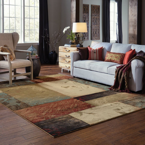 Oriental Weavers Hudson Indoor Area Rug - Affordable Elegance With Modern Colorways And Sophisticated Style Beige,Green Polypropylene H040a1160230st