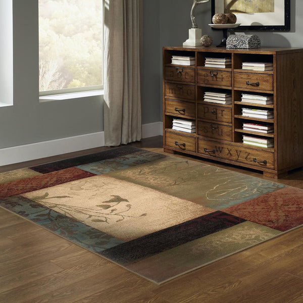 Oriental Weavers Hudson Indoor Area Rug - Affordable Elegance With Modern Colorways And Sophisticated Style Beige,Green Polypropylene H040a1160230st