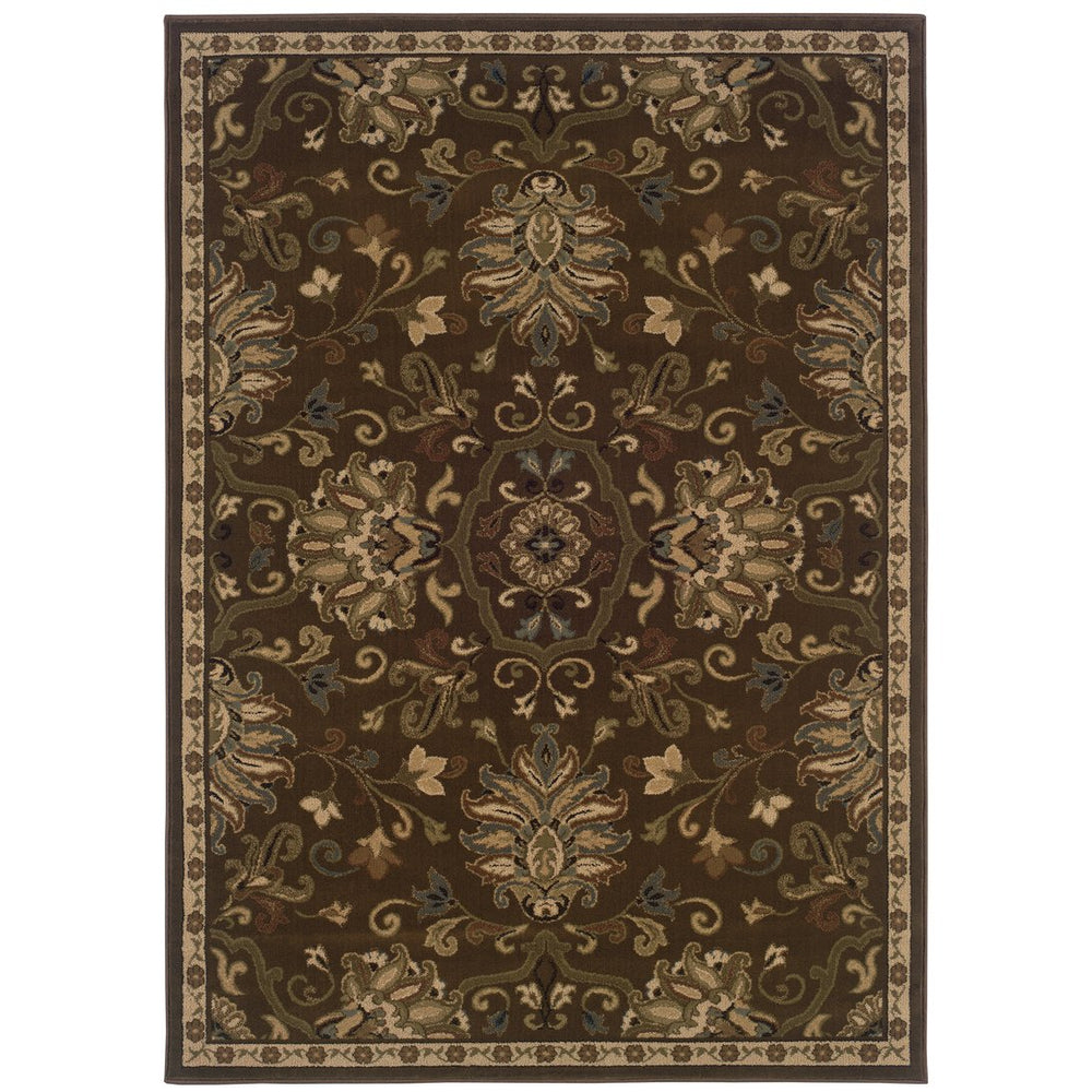 Oriental Weavers Hudson Elegant Indoor Area Rug - Sophisticated Style And Modern Design For Your Home Décor Needs Green,Beige Polypropylene H042h1305396st
