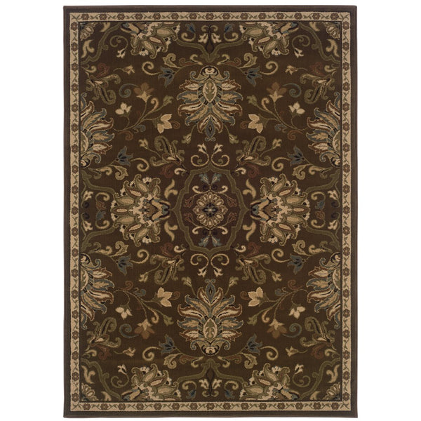 Oriental Weavers Hudson Elegant Indoor Area Rug - Sophisticated Style And Modern Design For Your Home Décor Needs Green,Beige Polypropylene H042h1305396st