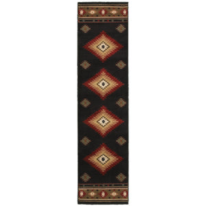 Oriental Weavers Hudson Indoor Area Rug - Affordable Elegance With Sophisticated Design For Modern Living Spaces Black,Green Polypropylene H087g1058230st