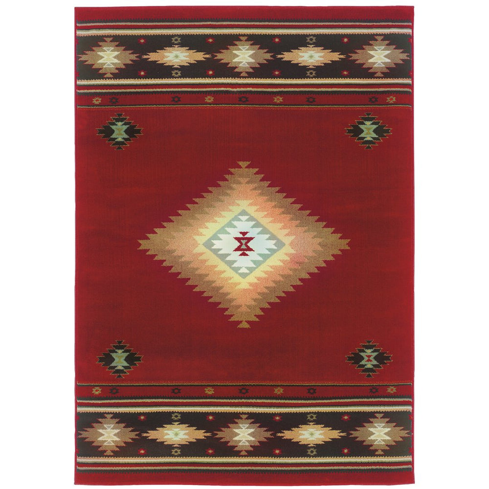 Oriental Weavers Hudson Indoor Area Rug - Affordable Elegance With Sophisticated Designs In Modern Colorways Red,Green Polypropylene H087k1117165st