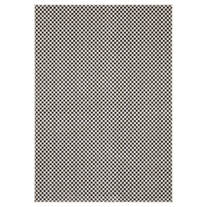 Oriental Weavers Hunter Indoor Area Rug - Luxurious Softness, Elegant Neutral Tones, Modern Geometric Designs Black,Ivory Polyester Hhnt02100152st