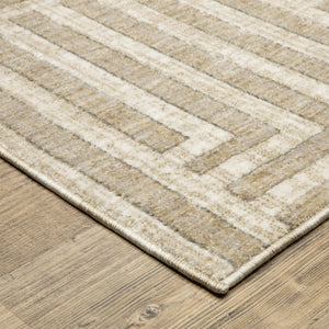Oriental Weavers Hunter Beige/Ivory Indoor Area Rug - Luxurious Softness, Modern Design, And Versatile Elegance For Any Space Beige,Ivory Polyester Hhnt03068230st