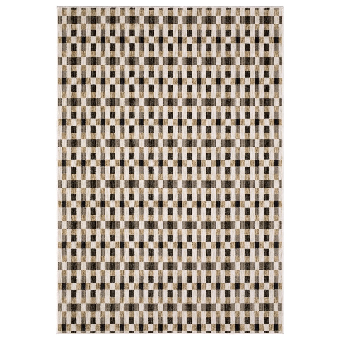 Level Fun Rug Texture Hunter Indoor Area Rug - Elegant Multi-Level Texture in Stunning Neutr