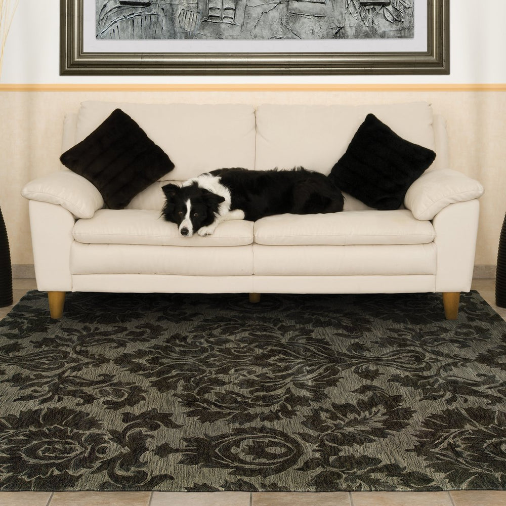 Oriental Weavers Huntley Handcrafted Indoor Area Rug - Luxurious Wool, Traditional Meets Modern Elegance For Your Home Grey Wool H19108282404st