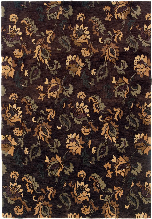 Oriental Weavers Huntley Handcrafted Indoor Area Rug - Luxurious Traditional Design In Sophisticated Colors, 9'3" X 13'3" Purple,Grey Wool H19110282404st