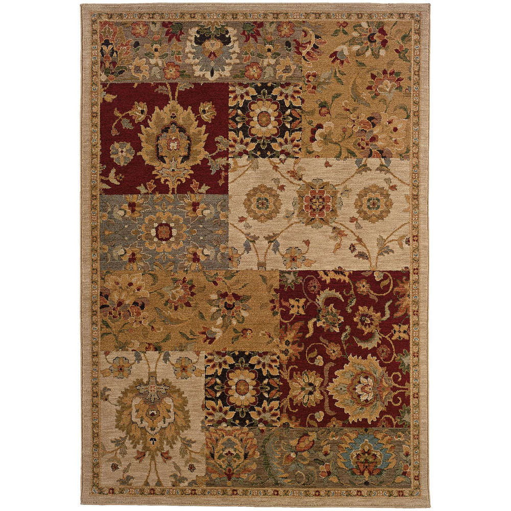 Oriental Weavers Infinity Indoor Area Rug – Elegant Traditional Design With Sophisticated Hues For Luxurious Spaces Beige,Red Nylon I1128a300390st
