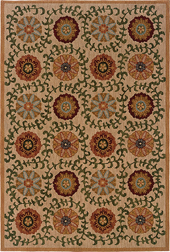 Oriental Weavers Infinity Indoor Area Rug - Elegant Traditionals With Sophisticated Hues For Timeless Home Decor Beige,Green Nylon I2175e300390st