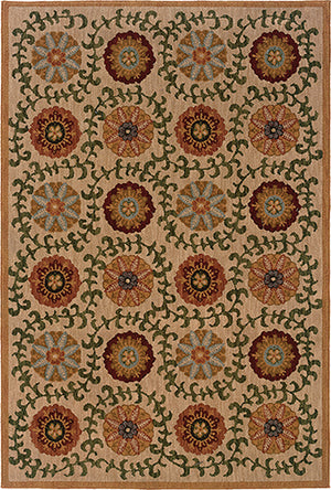 Oriental Weavers Infinity Indoor Area Rug - Elegant Traditionals With Sophisticated Hues For Timeless Home Decor Beige,Green Nylon I2175e300390st