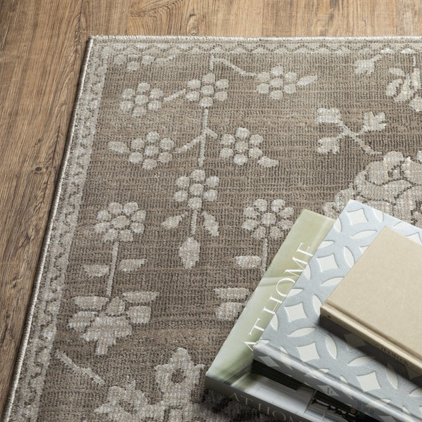 Oriental Weavers Intrigue Indoor Area Rug - Traditional Multi-tonal Patterns In Blues, Grays, And Warm Accents Grey,Light Grey Polyester Iint01068230st