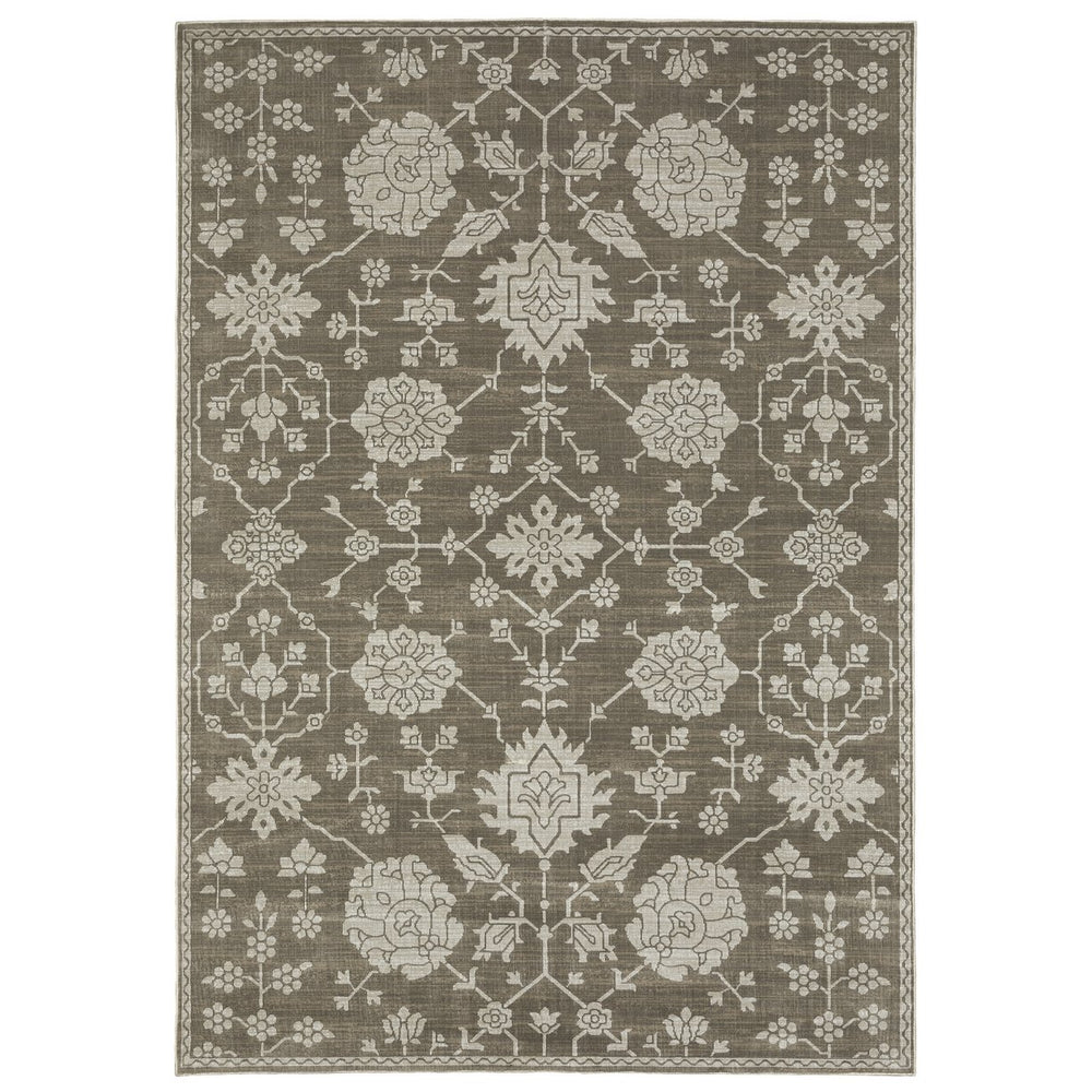 Oriental Weavers Intrigue Indoor Area Rug - Traditional Multi-tonal Patterns In Blues, Grays, And Warm Accents Grey,Light Grey Polyester Iint01240330st